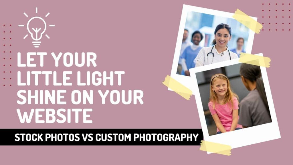 stock photos vs custom photography